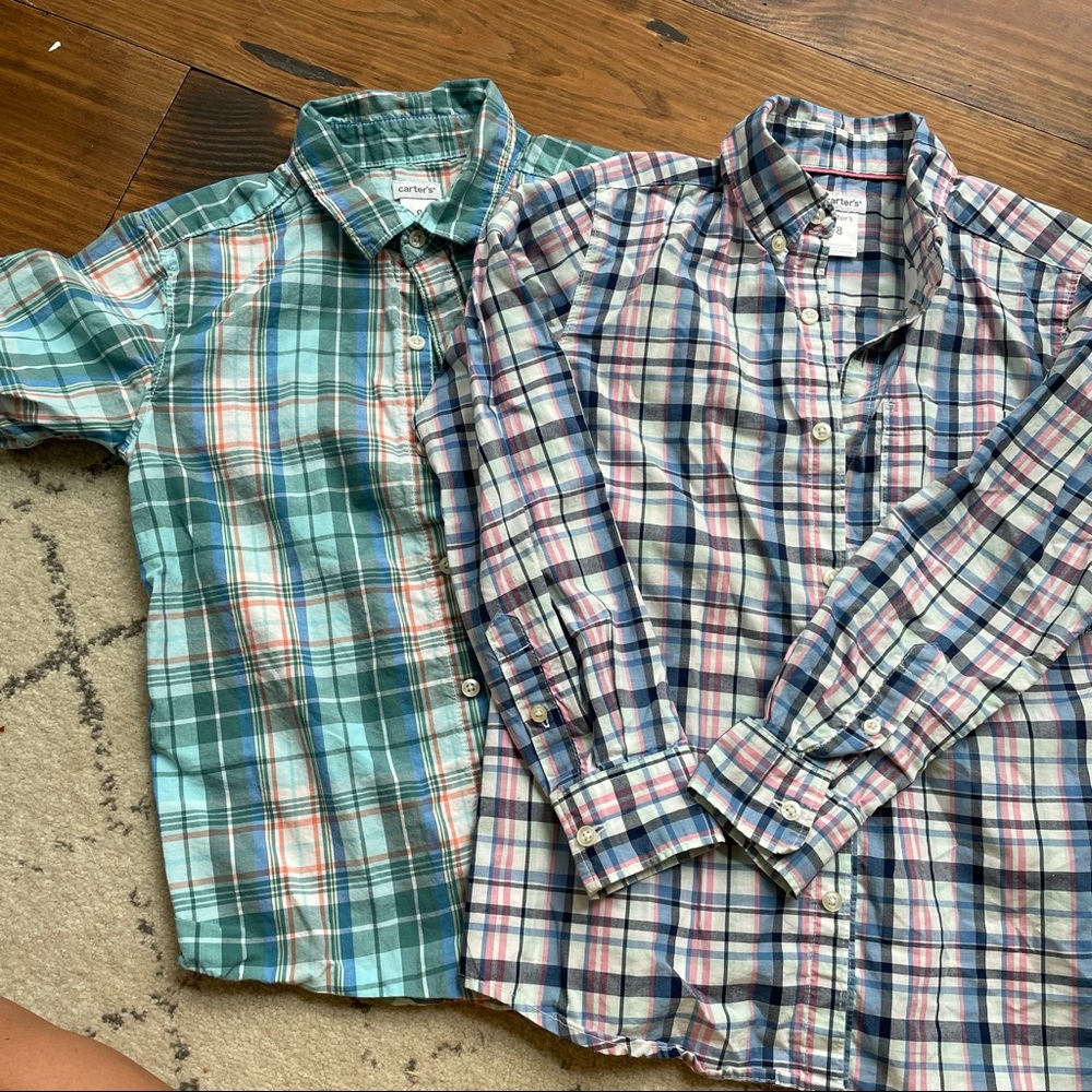 Bundle Carter’s boys 8 button dress shirts